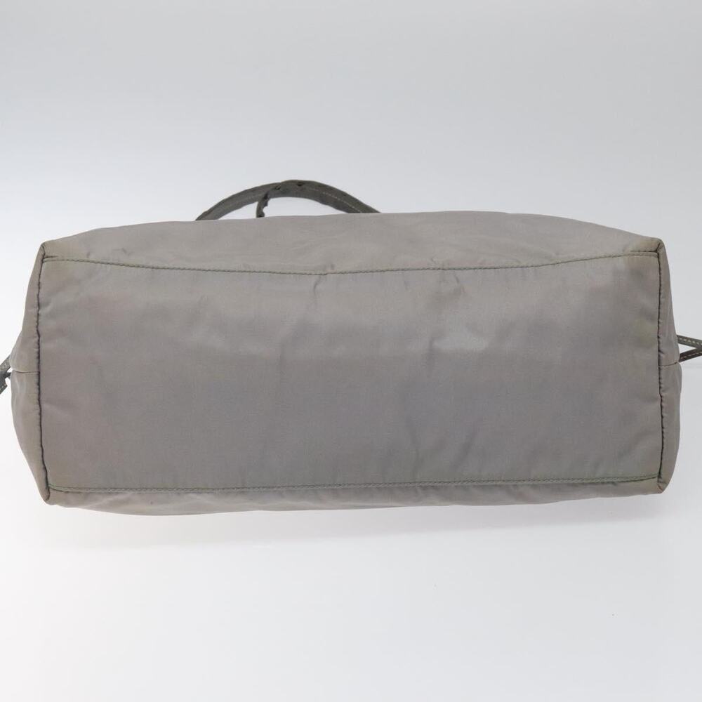 PRADA Tote Bag Nylon Gray - Picture 9 of 9